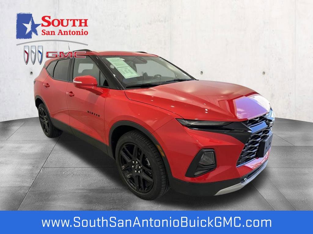 Certified 2021 Chevrolet Blazer 2LT with VIN 3GNKBCRS1MS562309 for sale in San Antonio, TX