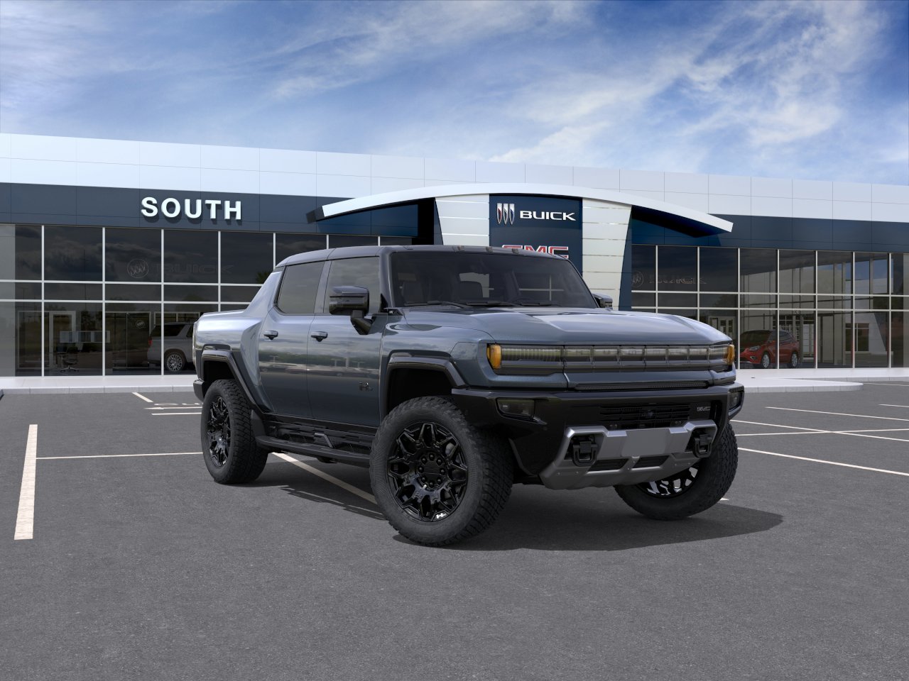 Gray (Graphite Blue Metallic) 2026 GMC Hummer EV Pickup Pickup Truck All-Wheel Drive Automatic
