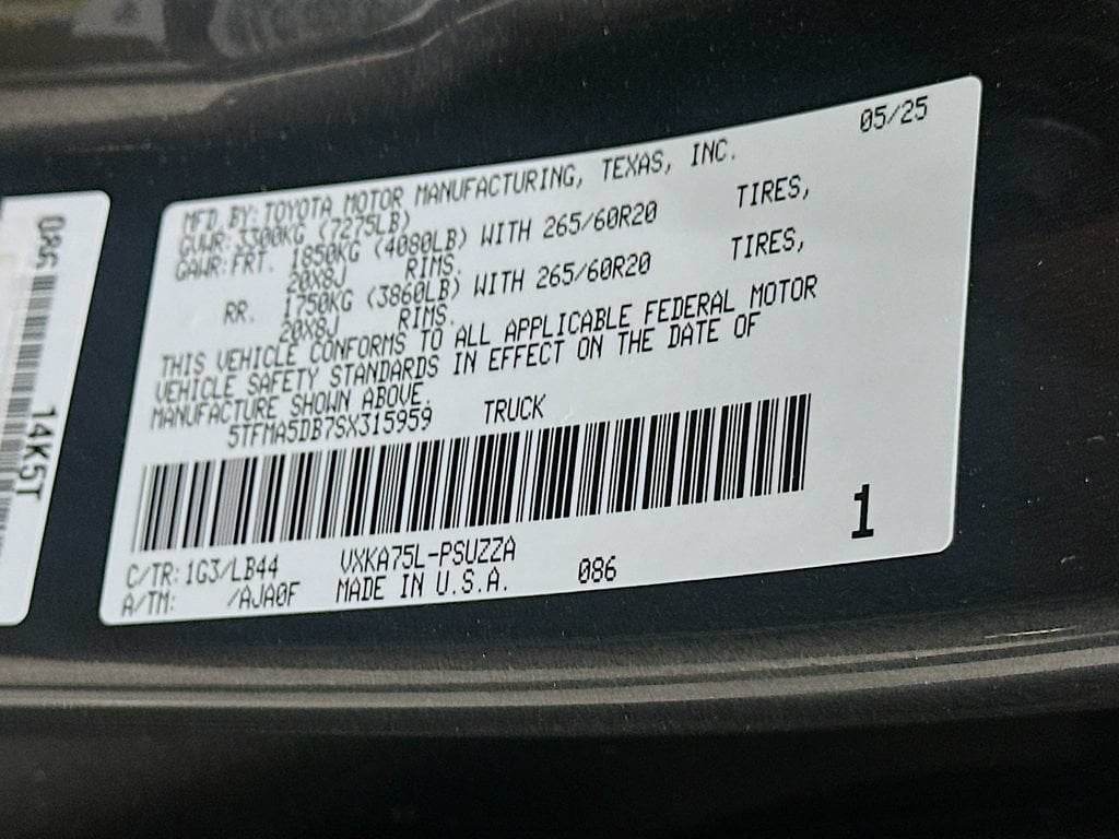 2025 Toyota Tundra 1794 Edition - Photo 32