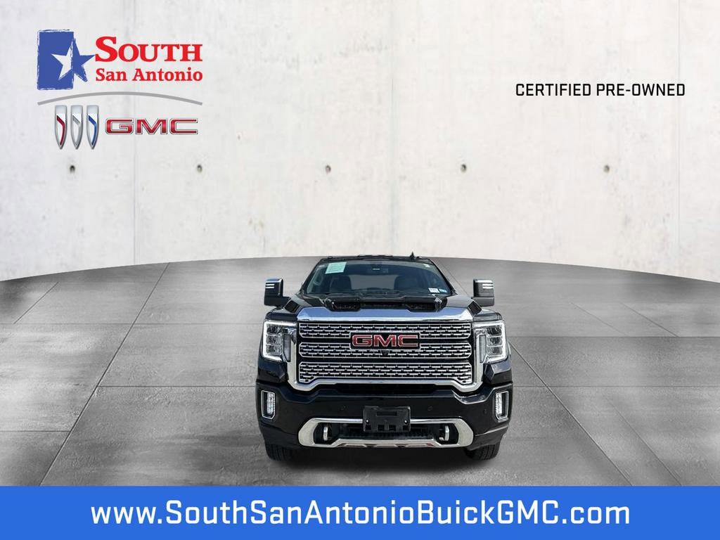 Certified 2023 GMC Sierra 3500 Denali HD Denali with VIN 1GT49WEY5PF218127 for sale in San Antonio, TX