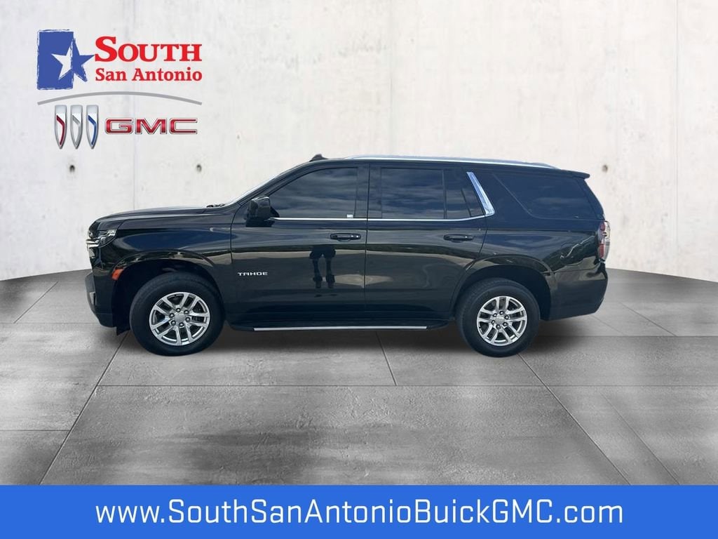 Used 2021 Chevrolet Tahoe LS with VIN 1GNSCMED5MR397829 for sale in San Antonio, TX