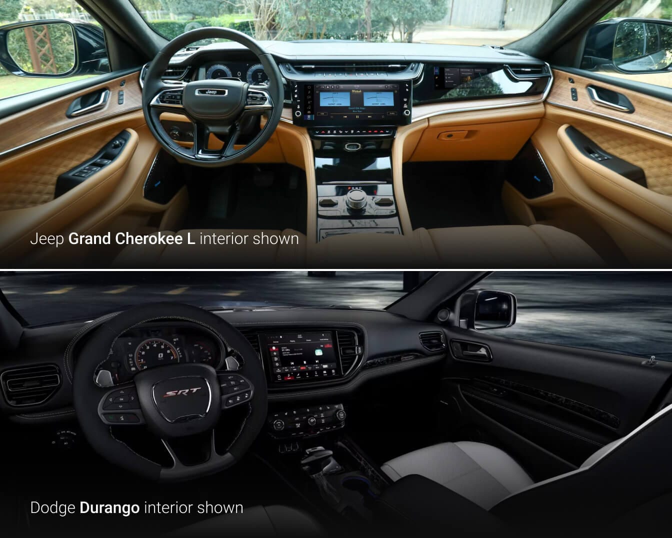 Dodge Durango vs. Jeep Grand Cherokee L Comfort Features