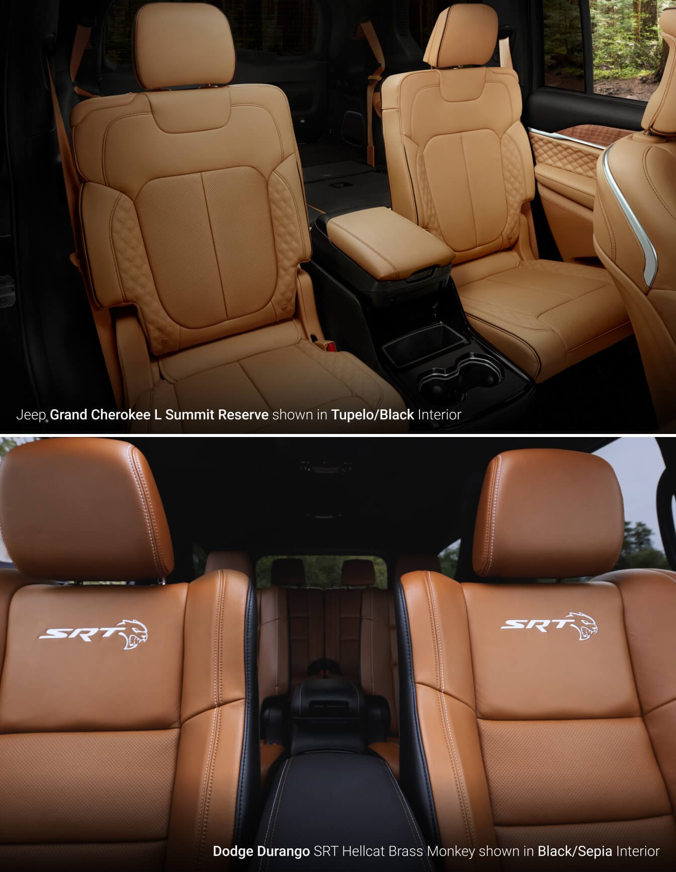 2025 Jeep Grand Cherokee L vs. 2025 Dodge Durango Interior & Comfort