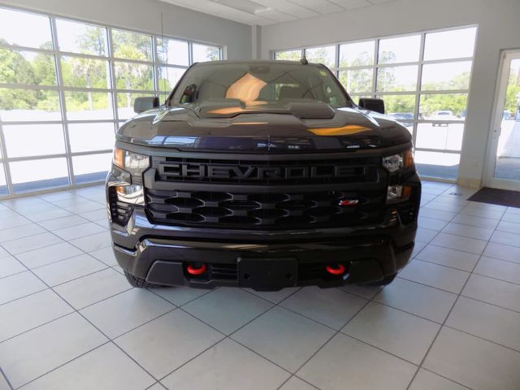 Certified 2023 Chevrolet Silverado 1500 Custom Trail Boss Truck Crew Cab