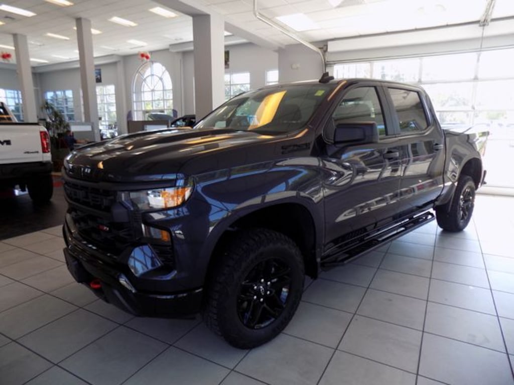 Certified 2023 Chevrolet Silverado 1500 Custom Trail Boss Truck Crew Cab