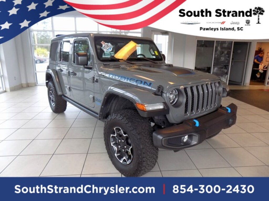 Used 2021 Jeep Wrangler Unlimited Rubicon 4xe SUV