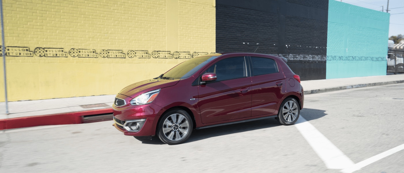 2019 Mitsubishi Mirage side exterior view