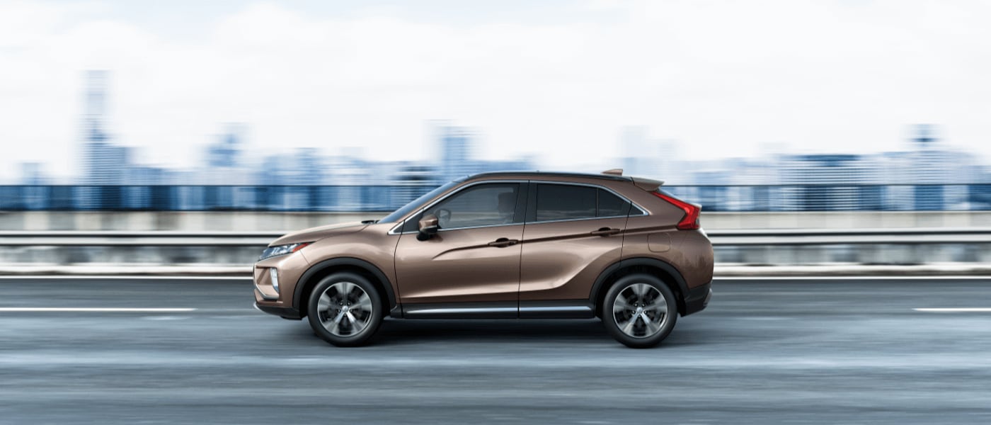 2020 Mitsubishi Eclipse Cross driving on the street