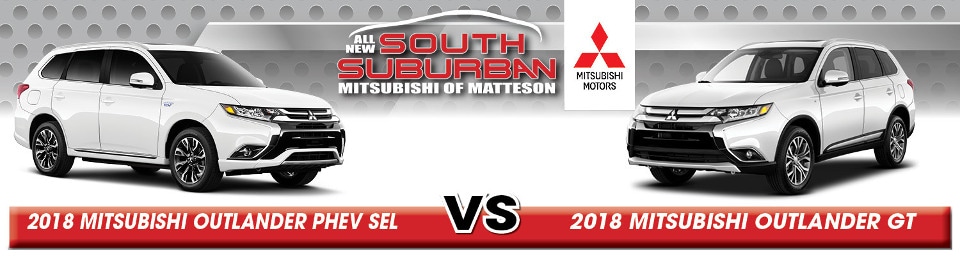 2018 Mitsubishi Outlander PHEV SEL vs. GT