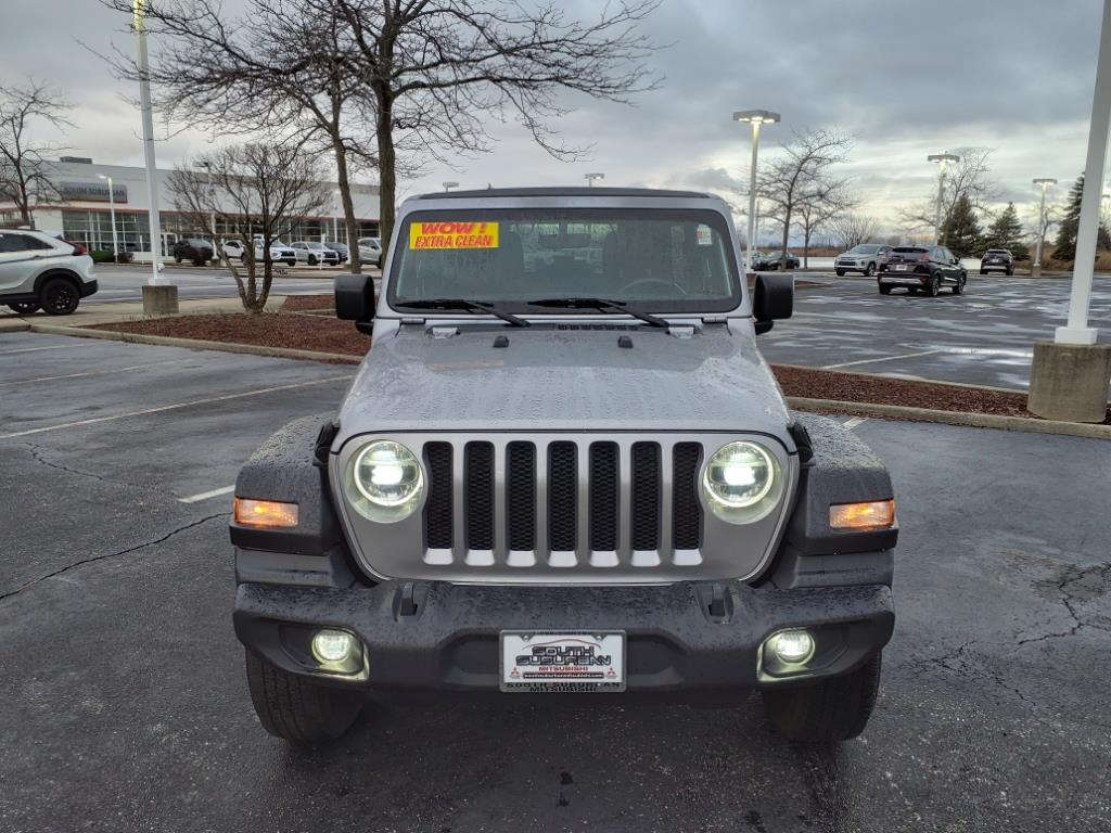 Used 2021 Jeep Wrangler Unlimited Sport S with VIN 1C4HJXDN2MW529855 for sale in Matteson, IL