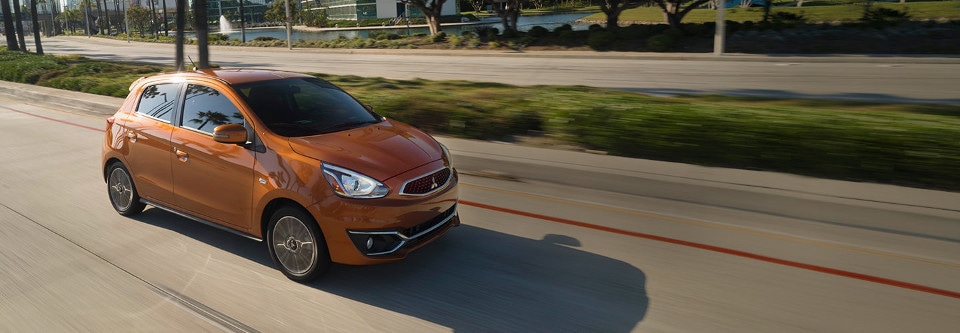 2018 Mitsubishi Mirage driving