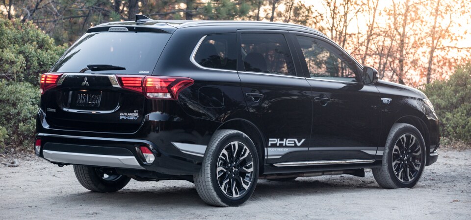 2018 Mitsubishi PHEV rear view