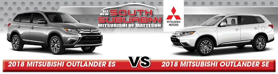 2018 Mitsubishi Outlander ES vs. 2018 Mitsubishi Outlander SE