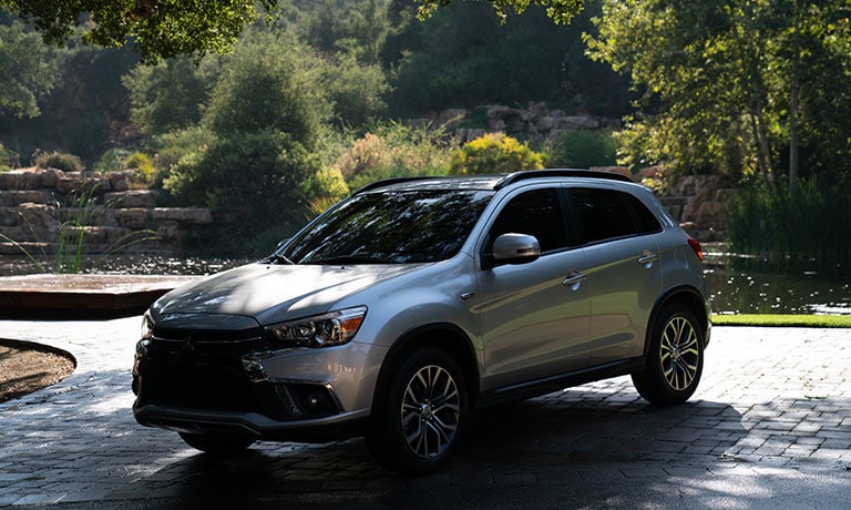 2019 Mitsubishi Outlander Sport parked in driveway