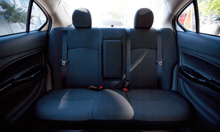 2020 Mitsubishi Mirage g4 interior backseat