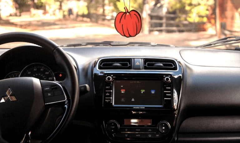 2019 Mitsubishi Mirage interior infotainment view