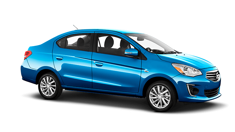 Blue 2019 Mitsubishi Mirage G4 SE