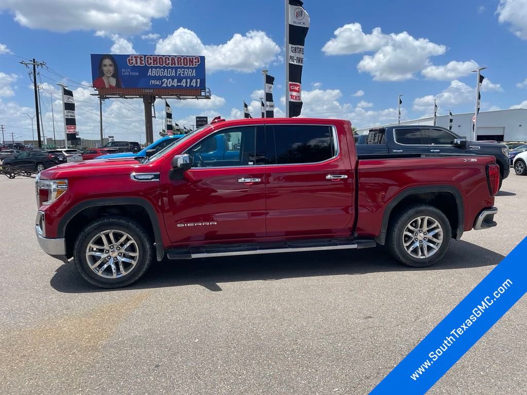 Used 2021 GMC Sierra 1500 SLT with VIN 3GTU9DED2MG427725 for sale in Mcallen, TX