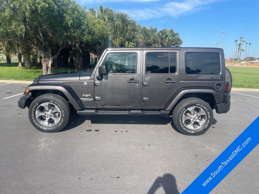 Used 2017 Jeep Wrangler Unlimited Sahara with VIN 1C4BJWEG9HL721412 for sale in Mcallen, TX