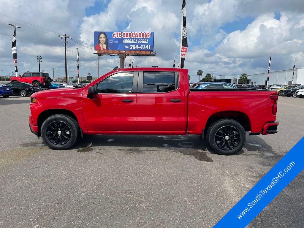 Used 2021 Chevrolet Silverado 1500 Custom with VIN 3GCPWBEK1MG299597 for sale in Mcallen, TX