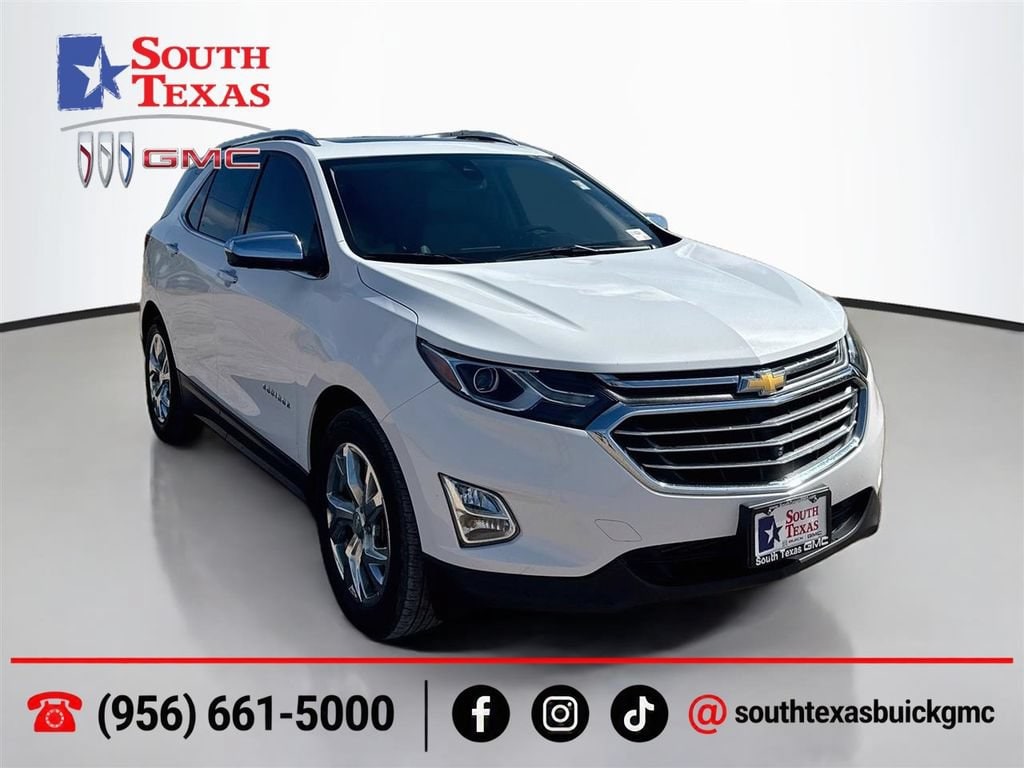 Used 2021 Chevrolet Equinox Premier with VIN 3GNAXNEV4MS166237 for sale in McAllen, TX