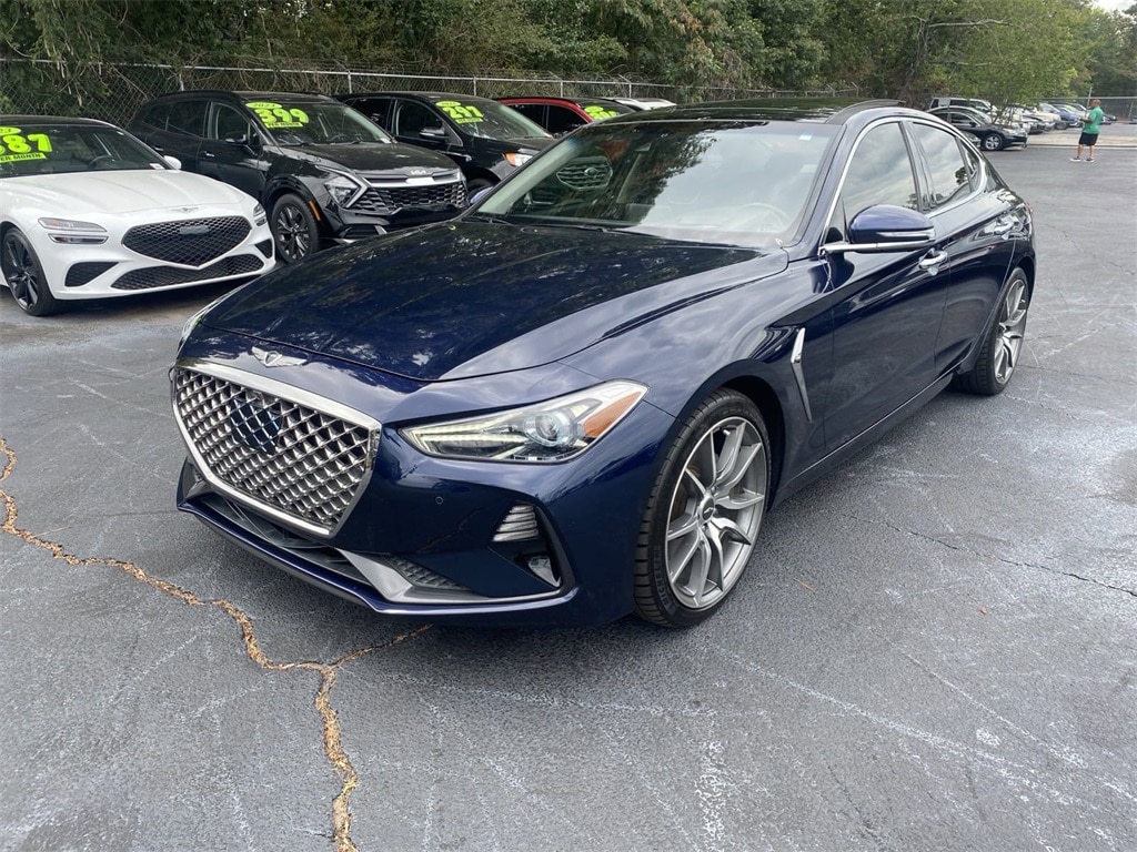 Used 2021 GENESIS G70 Standard with VIN KMTG44LA1MU072243 for sale in Riverdale, GA