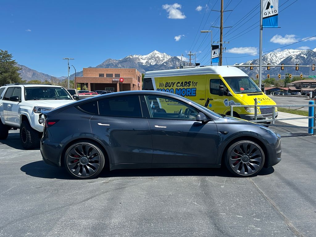 Used 2025 Tesla Model Y Performance with VIN 7SAYGDEF4SA338931 for sale in Sandy, UT
