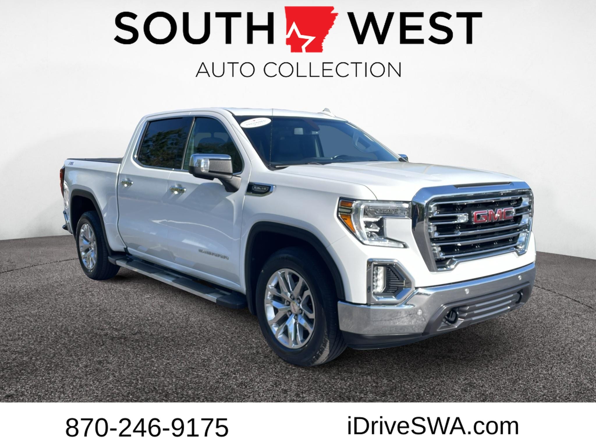 Used 2022 GMC Sierra 1500 Limited SLT with VIN 3GTU9DED0NG146864 for sale in Little Rock
