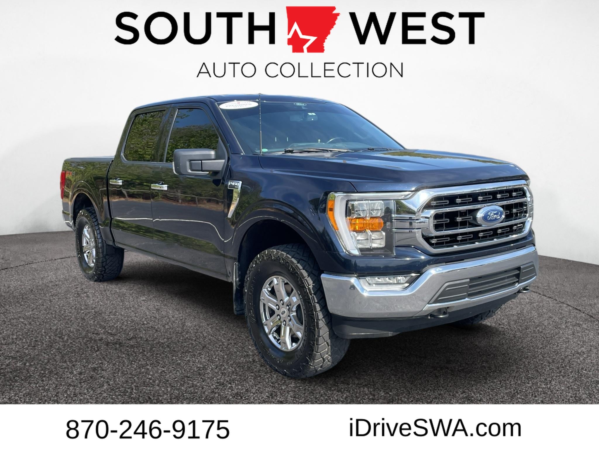 Used 2022 Ford F-150 XLT with VIN 1FTFW1E59NFA27320 for sale in Little Rock