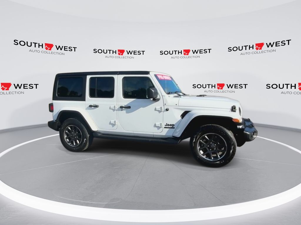 Used 2021 Jeep Wrangler Unlimited 80TH with VIN 1C4HJXDG7MW559144 for sale in Arkadelphia, AR