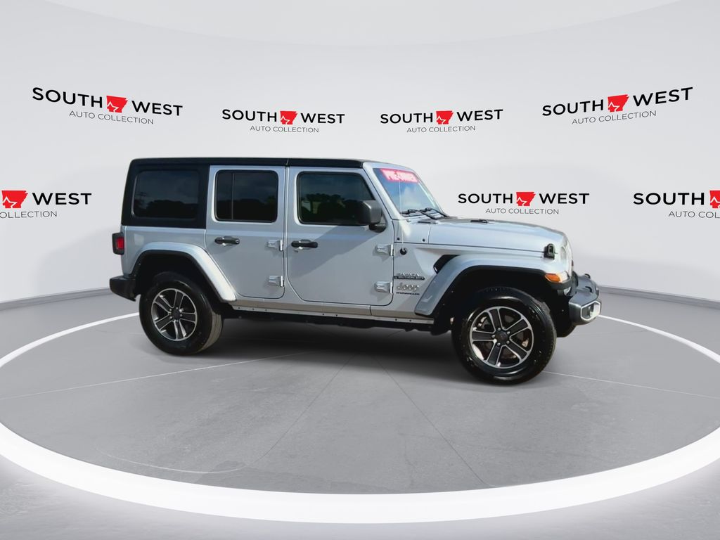 Used 2023 Jeep Wrangler 4-Door Sahara with VIN 1C4HJXENXPW637949 for sale in Arkadelphia, AR