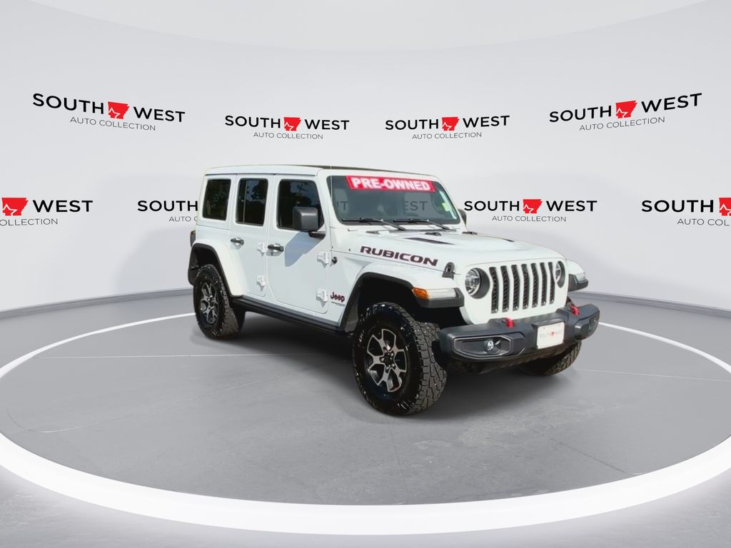 Used 2021 Jeep Wrangler Unlimited Rubicon with VIN 1C4HJXFG7MW537481 for sale in Arkadelphia, AR