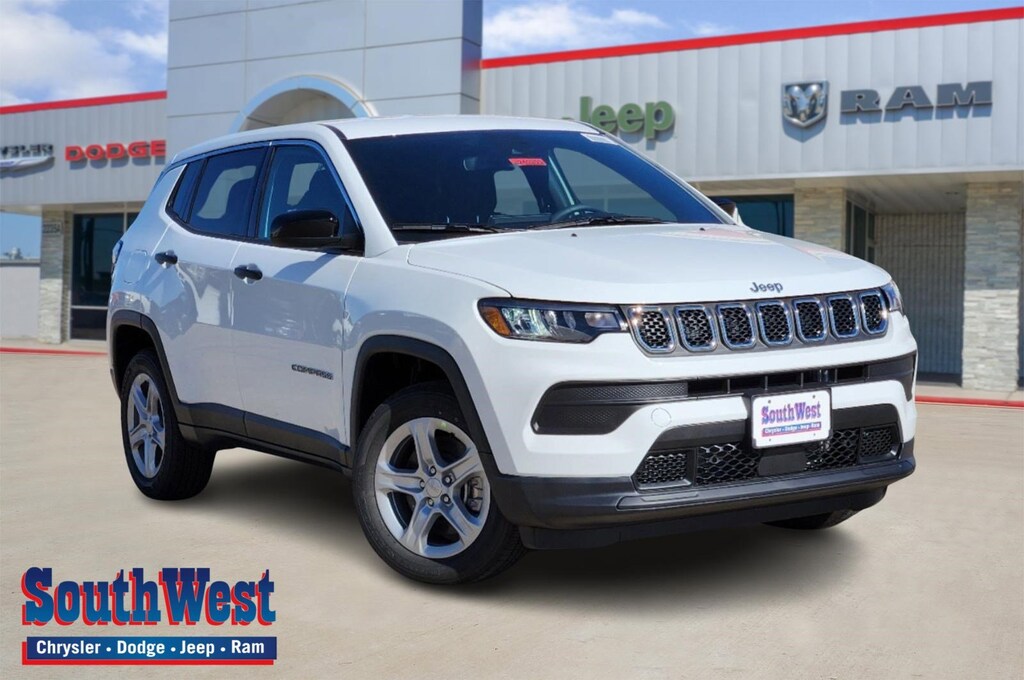 New 2024 Jeep Compass SPORT 4X4 J240203 For Sale near Fort Worth