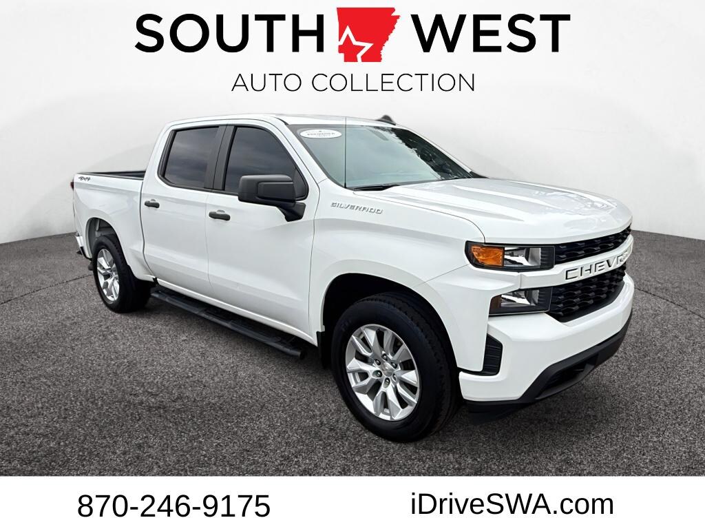 Used 2021 Chevrolet Silverado 1500 Custom Truck Crew Cab