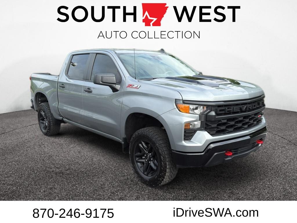 Used 2024 Chevrolet Silverado 1500 Custom Trail Boss Truck Crew Cab