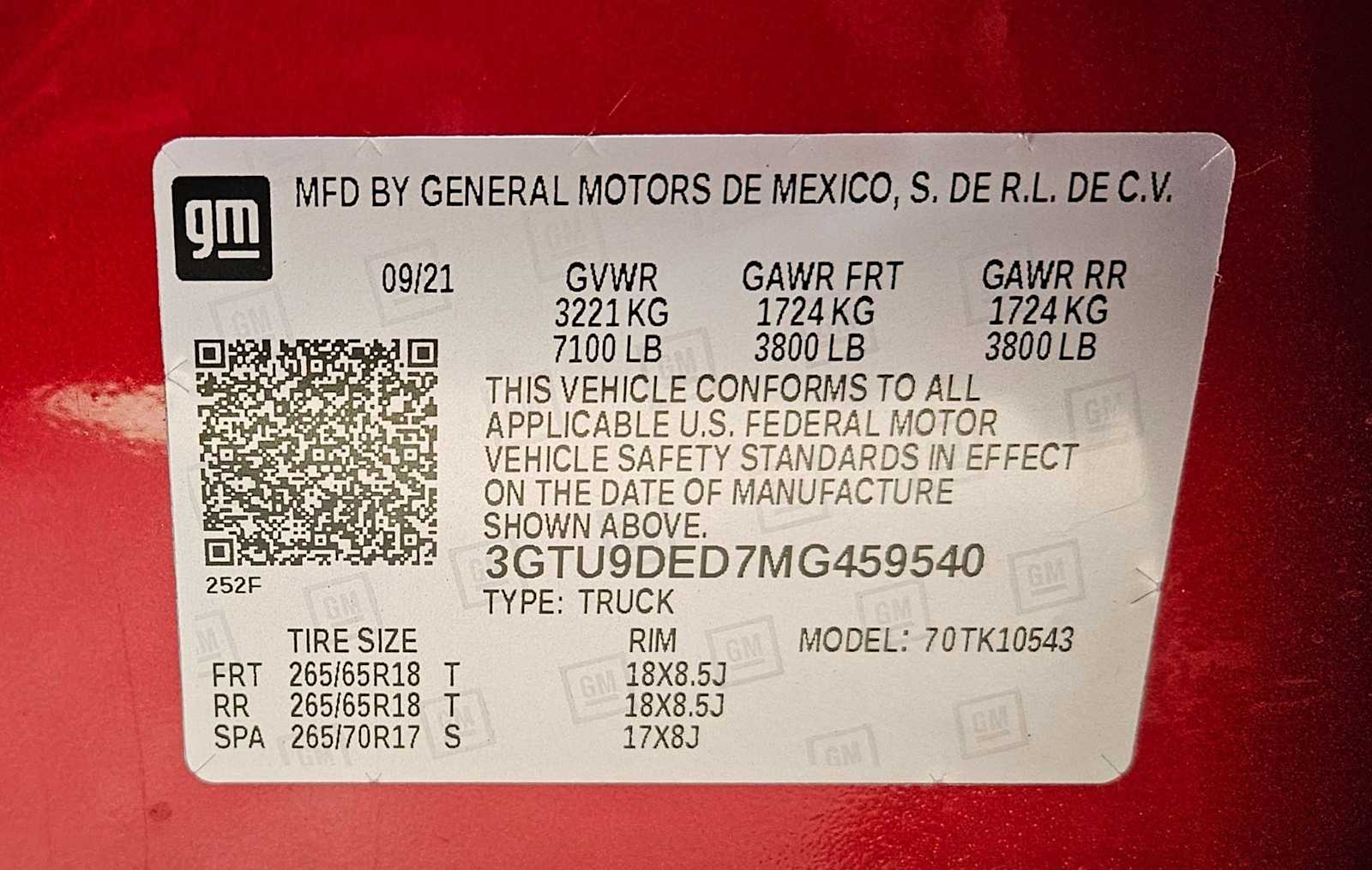 Thumbnail: 2021 GMC Sierra 1500 - 35