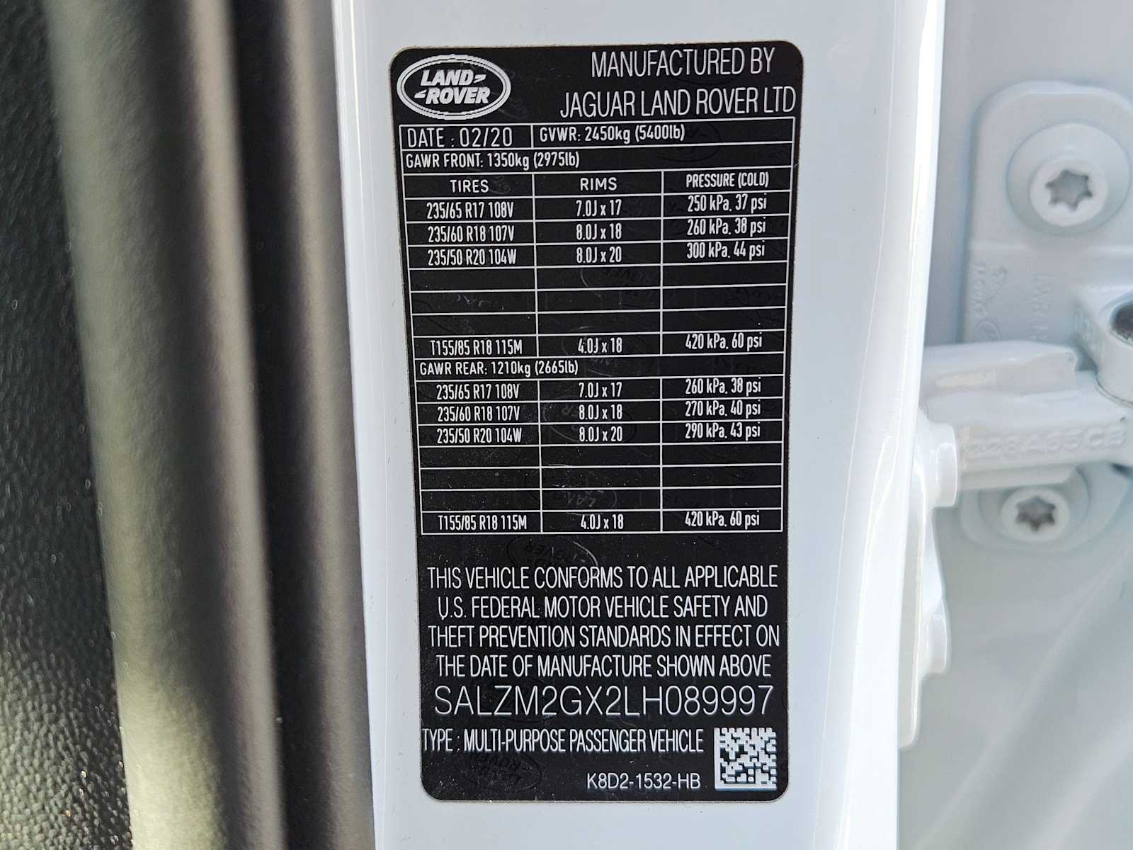 Thumbnail: 2020 Land Rover Range Rover Evoque - 37