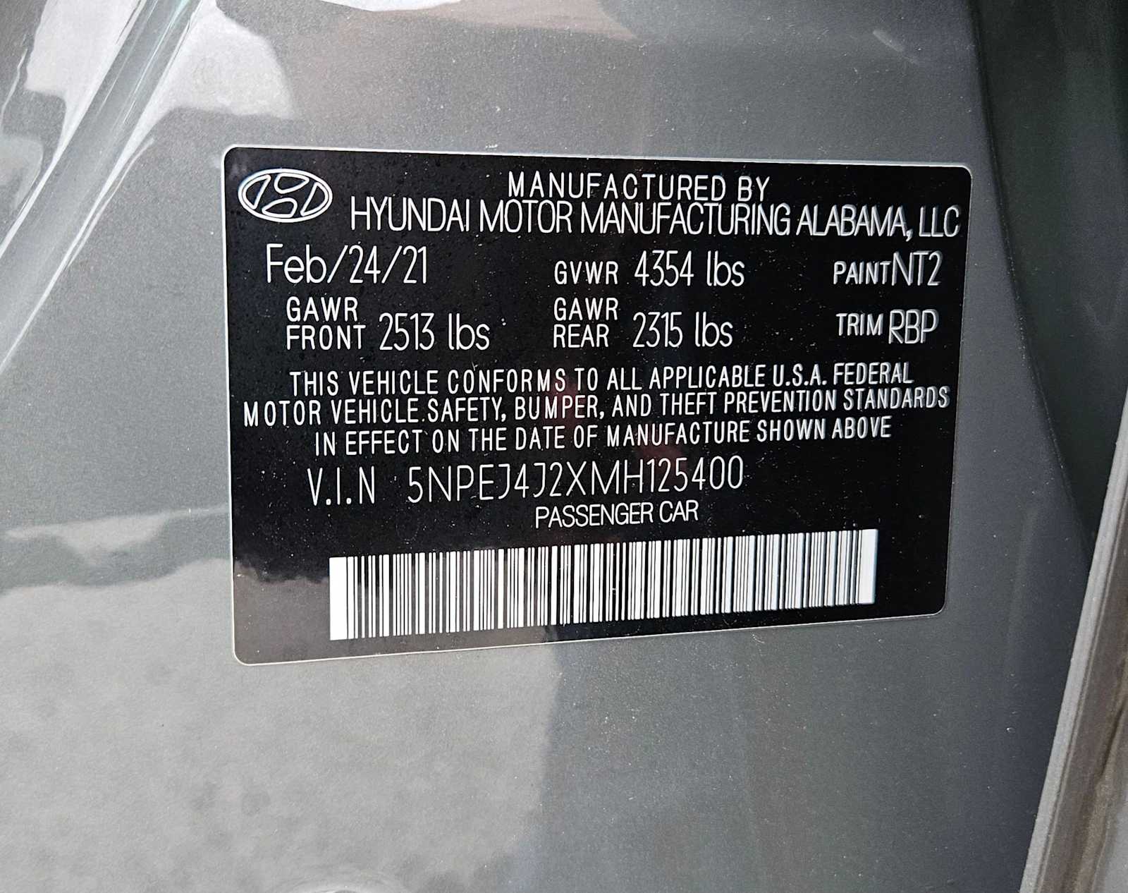 2021 Hyundai Sonata SEL Plus 33