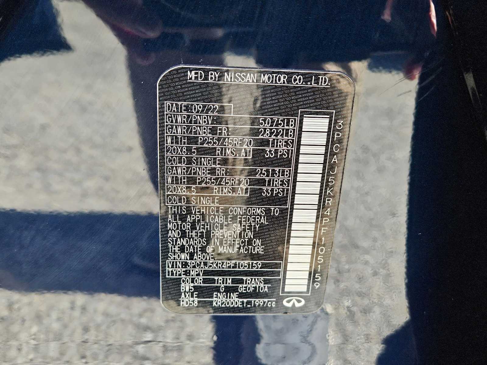 Thumbnail: 2023 INFINITI QX55 - 28