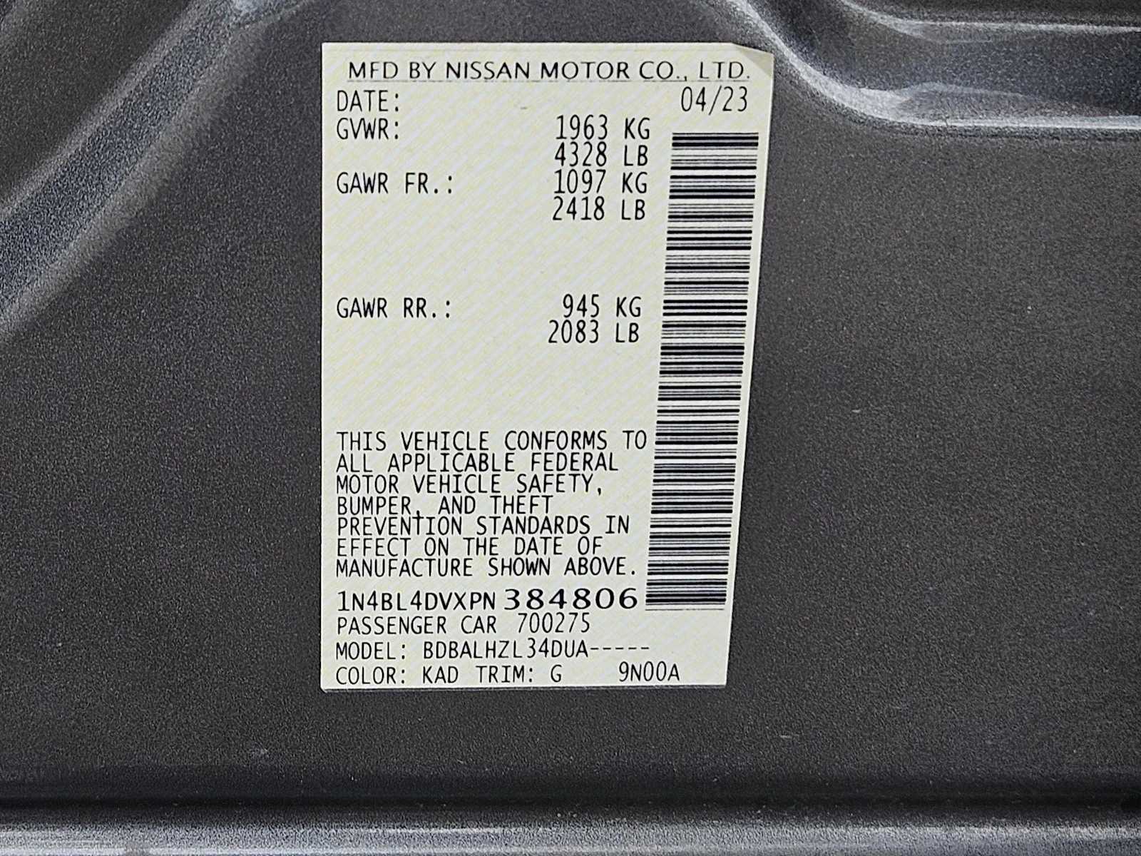 Thumbnail: 2023 Nissan Altima - 22