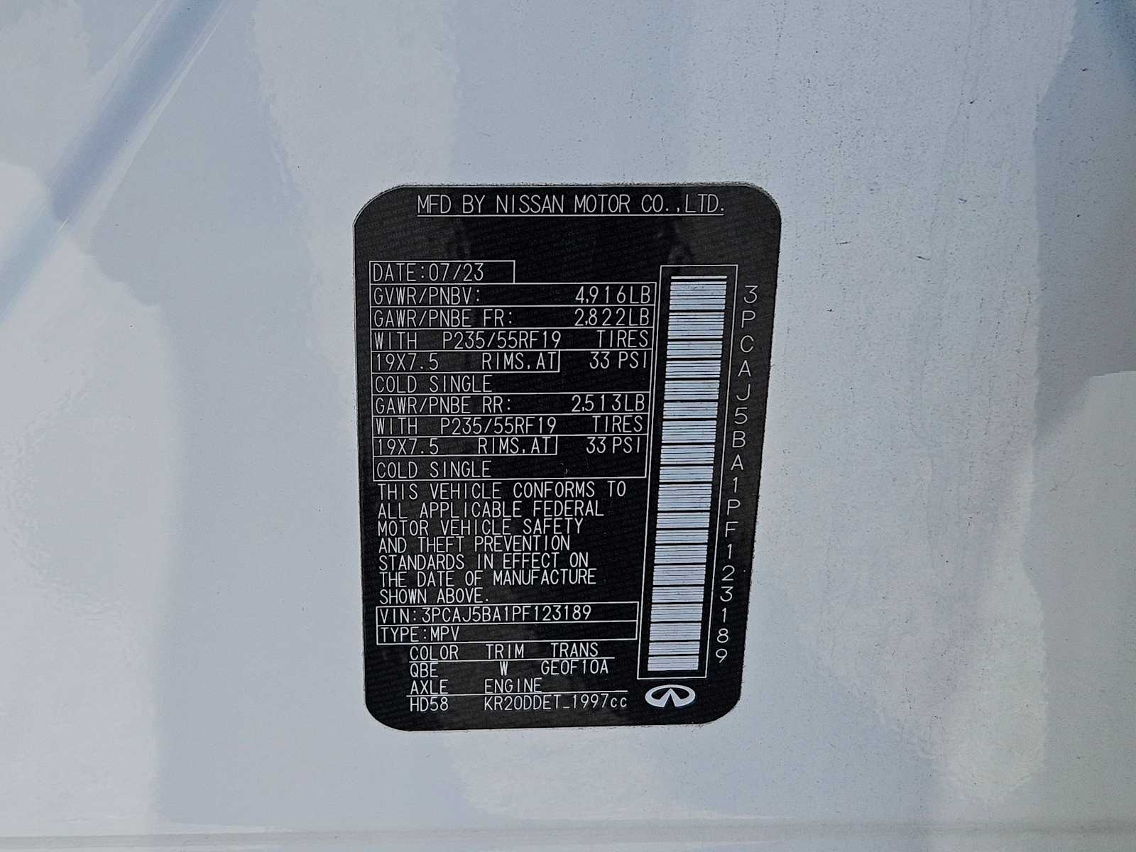 Thumbnail: 2023 INFINITI QX50 - 22