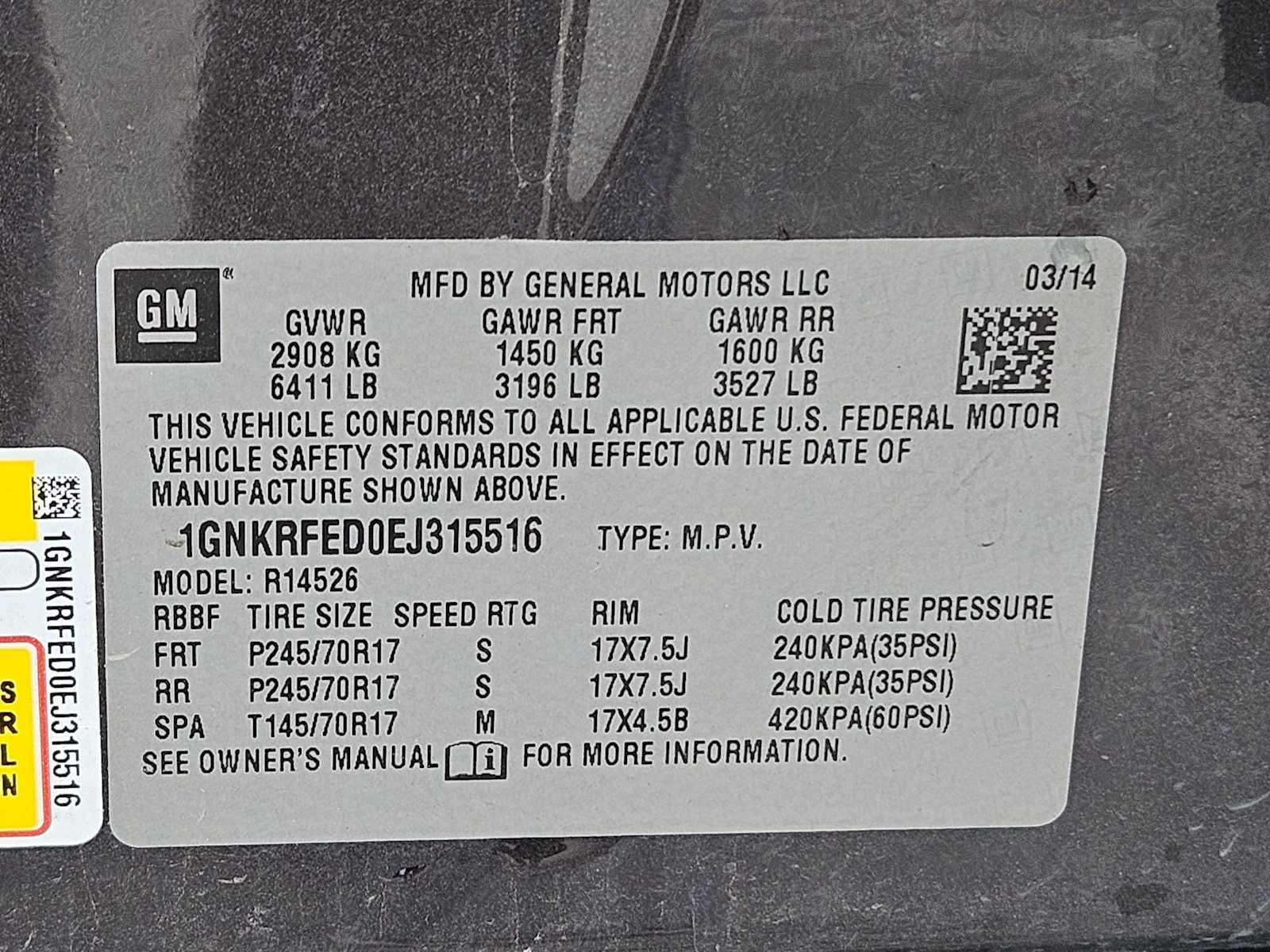 Thumbnail: 2014 Chevrolet Traverse - 37