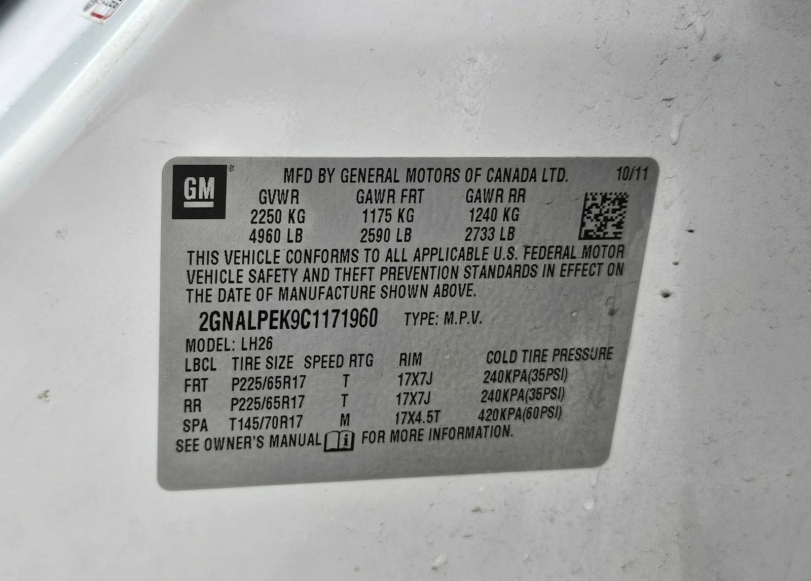 2012 Chevrolet Equinox LT 20