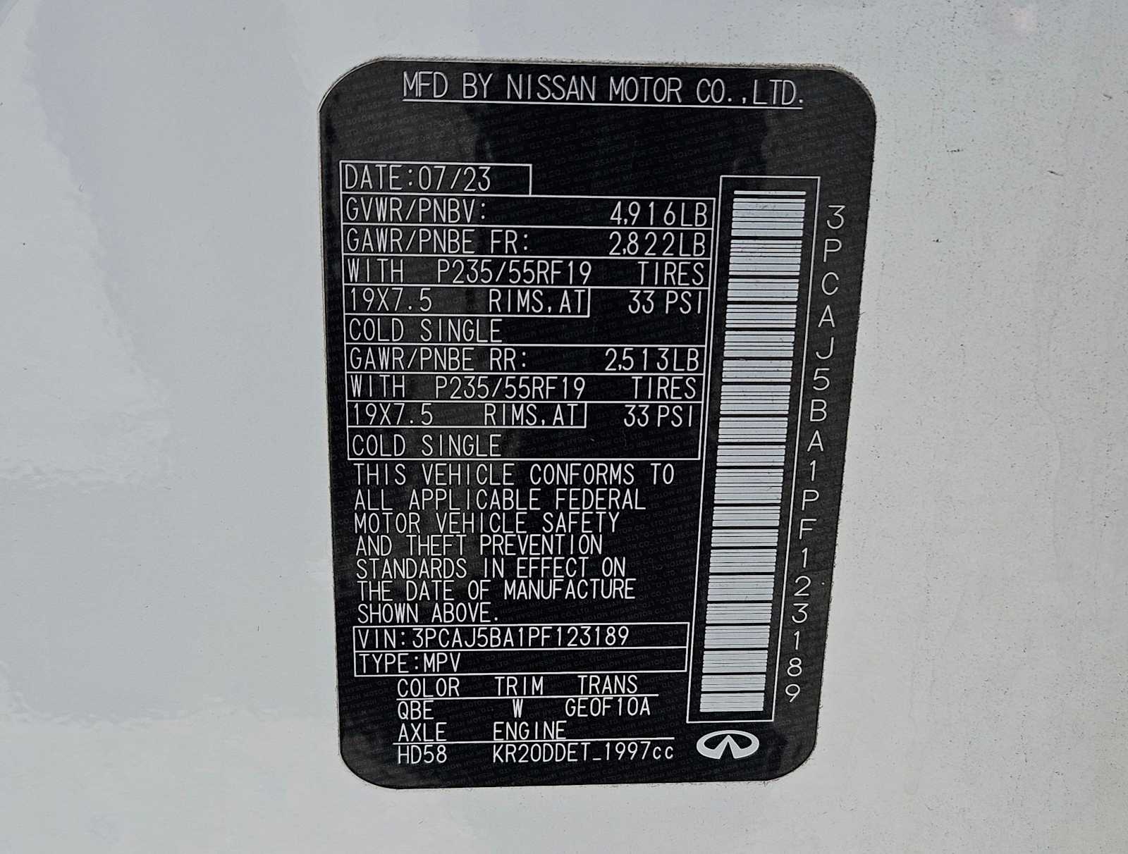 Thumbnail: 2023 INFINITI QX50 - 23