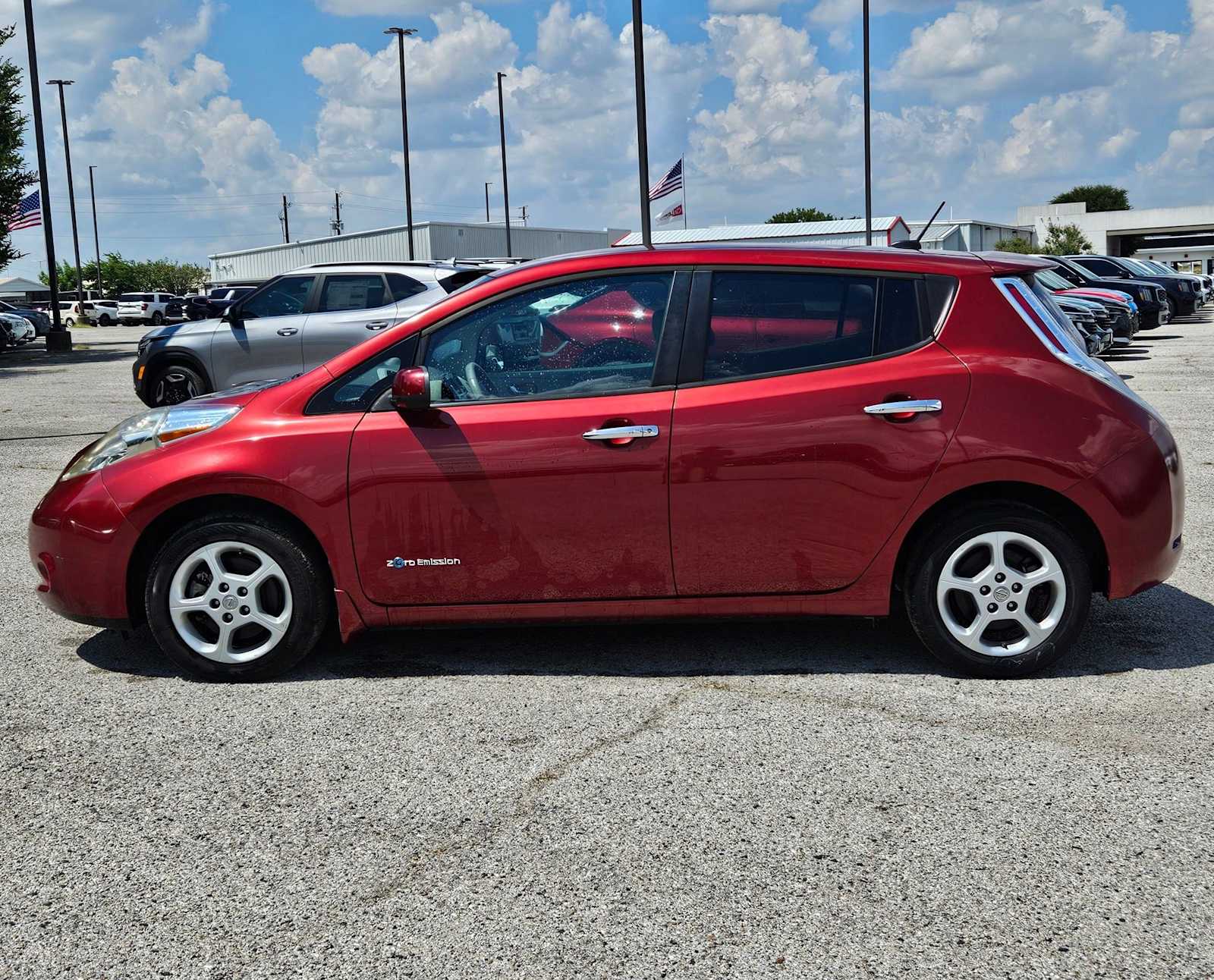 Used 2015 Nissan LEAF SV with VIN 1N4AZ0CP1FC304437 for sale in Dallas, TX