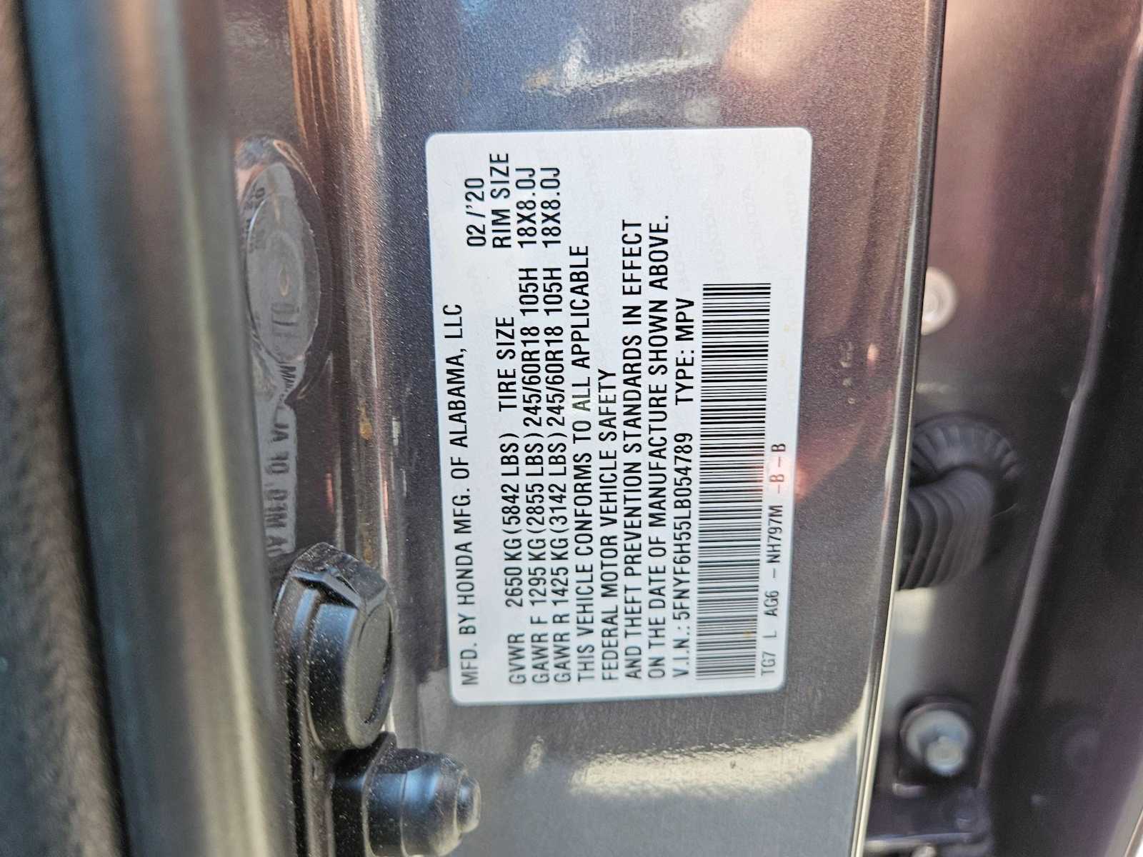 2020 Honda Pilot EX-L 25
