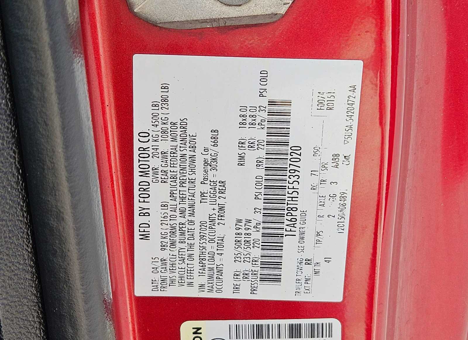 Thumbnail: 2015 Ford Mustang - 26