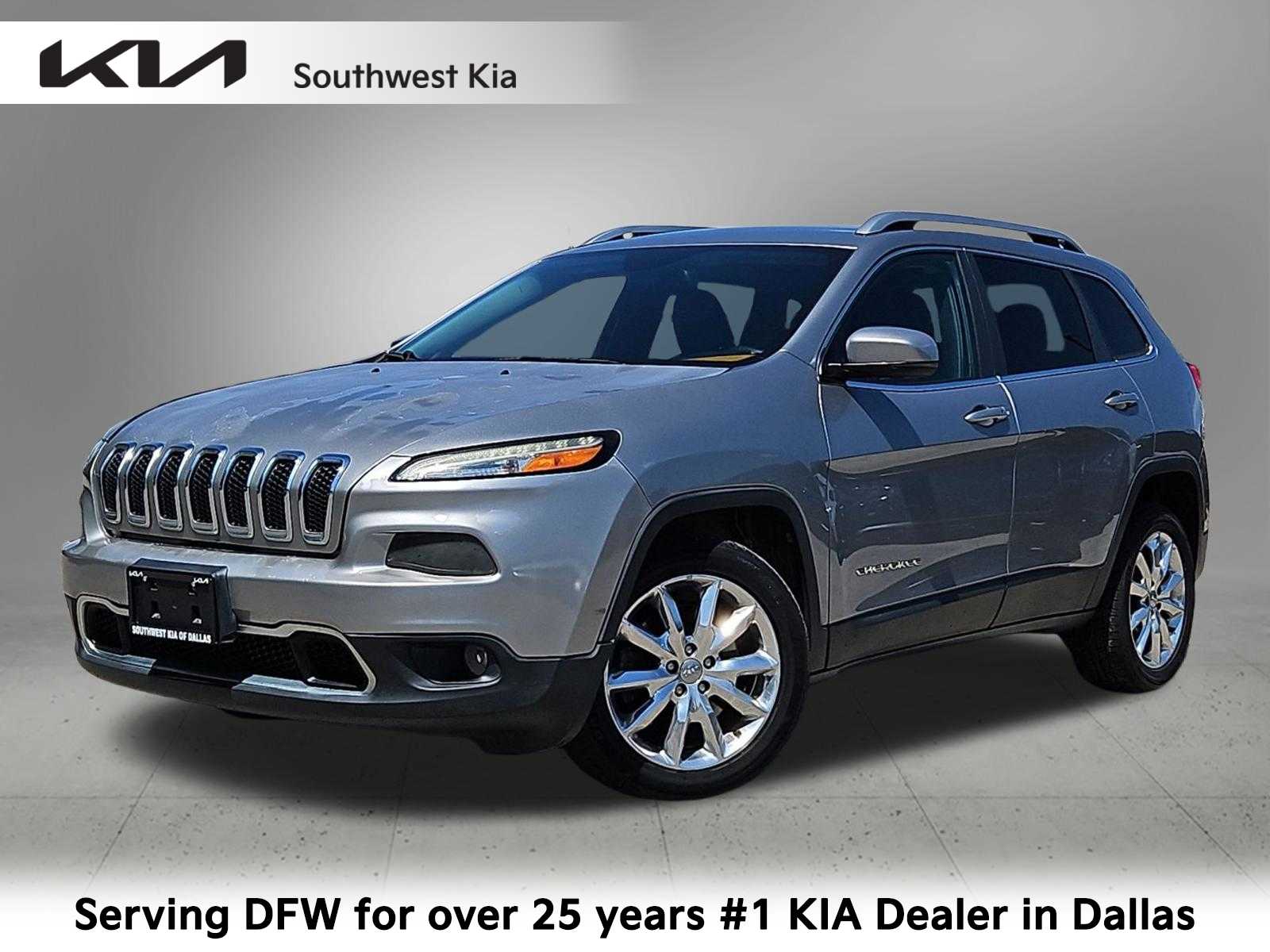 Used 2016 Jeep Cherokee Limited with VIN 1C4PJLDB3GW216456 for sale in Dallas, TX