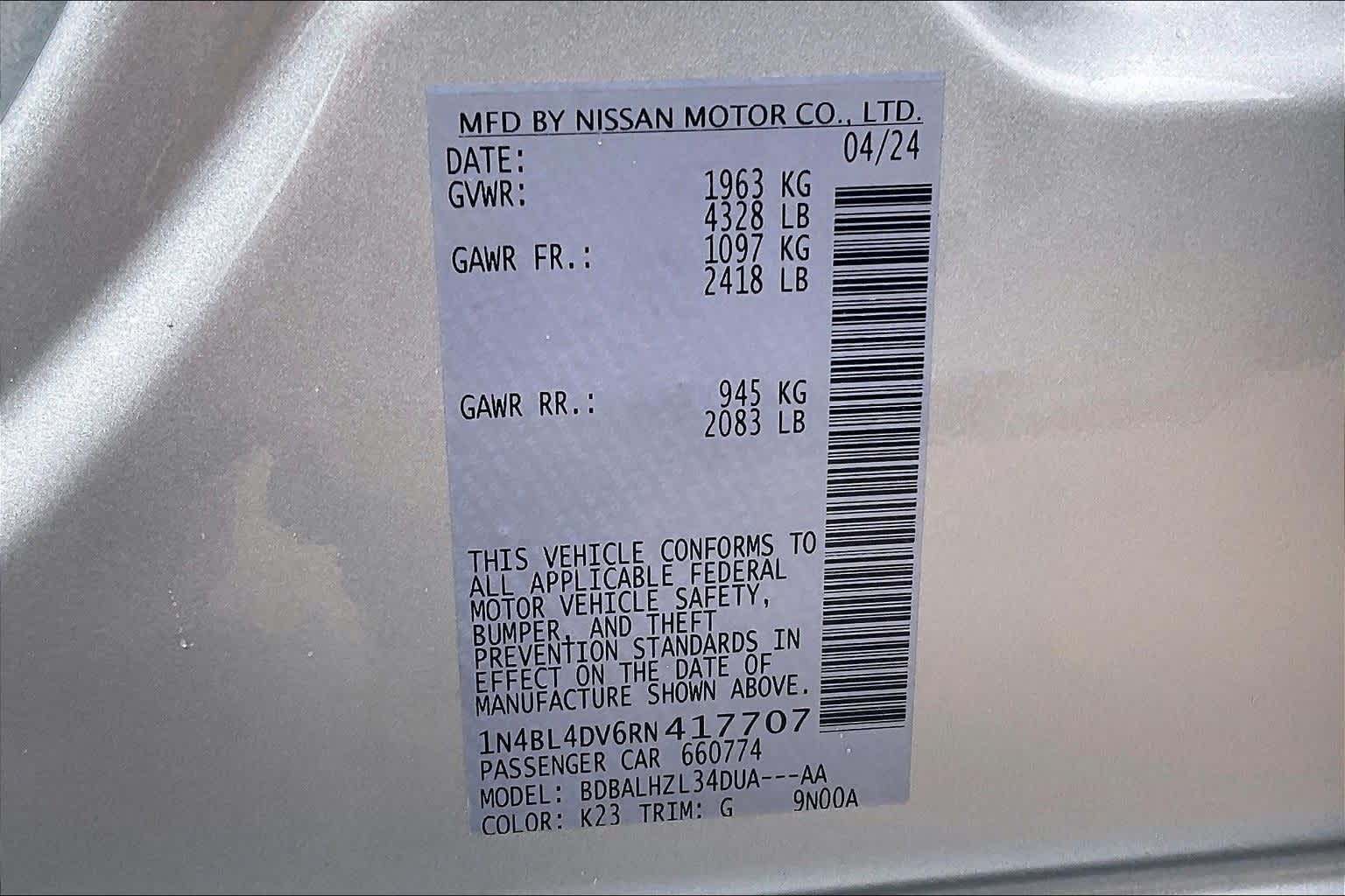 Thumbnail: 2024 Nissan Altima - 20