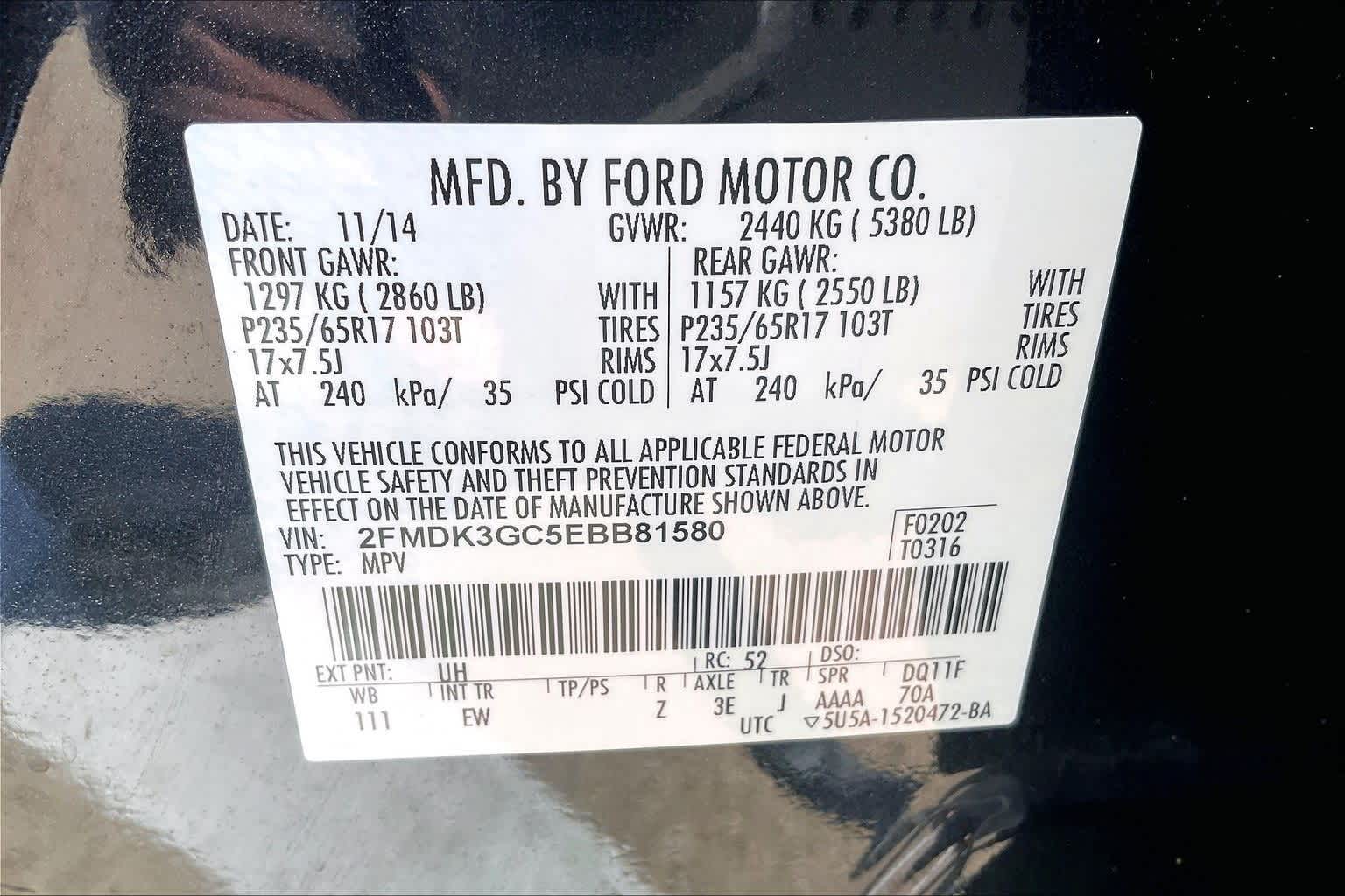 Thumbnail: 2014 Ford Edge - 19